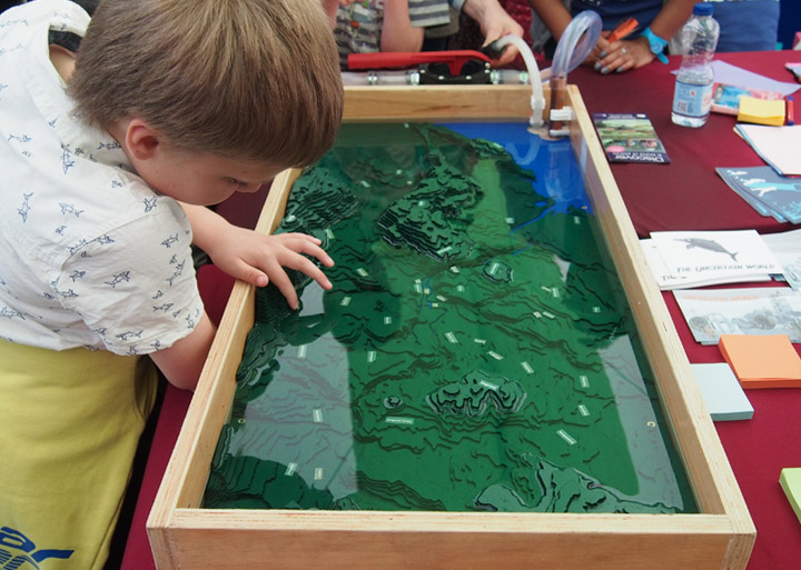 Festival of nature flood bristol water interactive exhibit